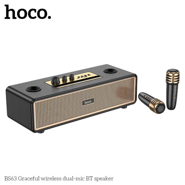 BS63 enceinte karaoké 2X10W – Image 2