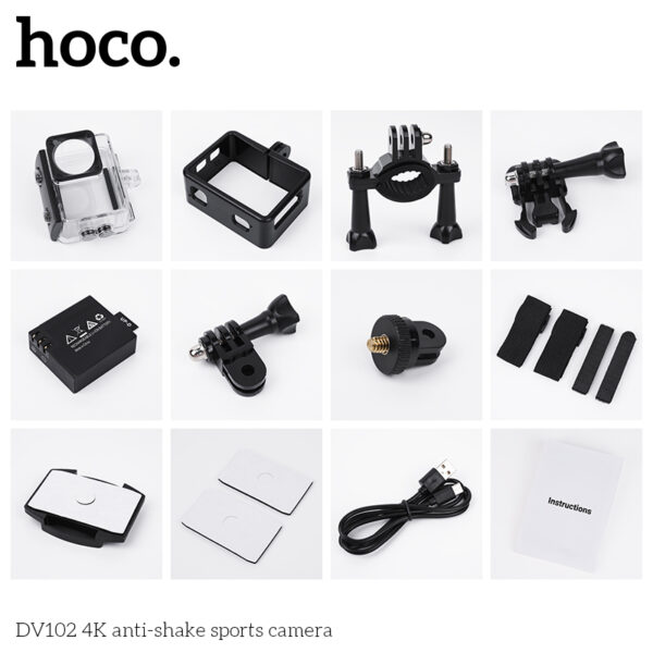 DV102 caméra d'action 4K – Image 6