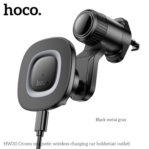 HW30 chargeur magnétique, fixation sortie d'air