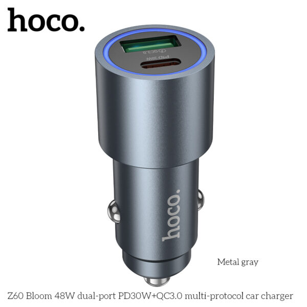 Z60 chargeur Fast charger 48W double port + Câble Type USB-C – Image 2