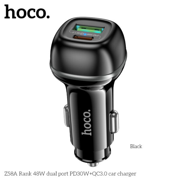 Z58A chargeur 48W double port avec câble C-C – Image 2