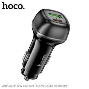 Z58A chargeur 48W double port avec câble C-C
