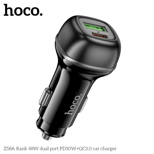 Z58A chargeur 48W double port avec câble C-C