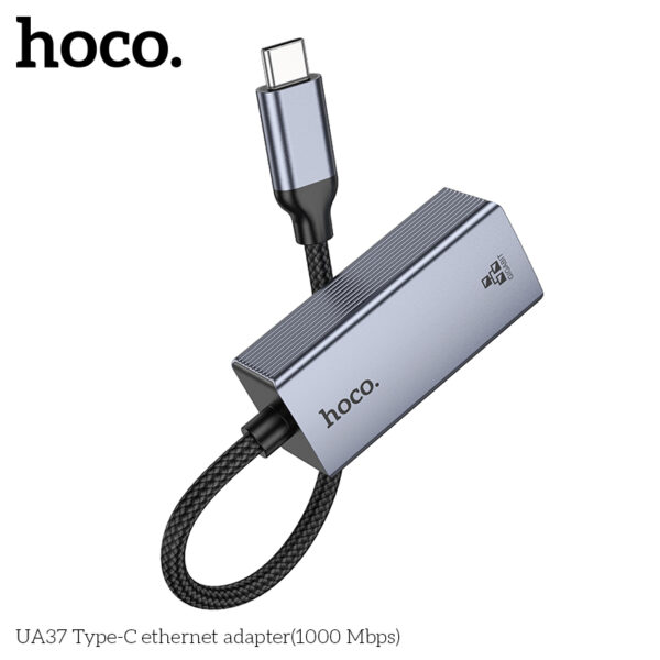 UA37 adaptateur Type-C Ethernet 1000 Mbps – Image 2