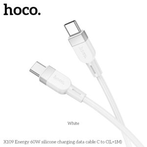 X109 câble en silicone 60W C vers C longueur 1m