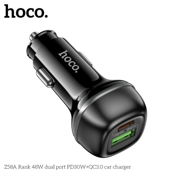 Z58A chargeur 48W double port avec câble C-C – Image 3