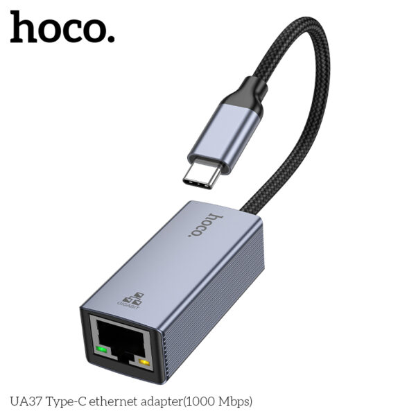 UA37 adaptateur Type-C Ethernet 1000 Mbps – Image 3