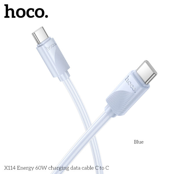 X114 câble de charge 60W et données PD C vers C Longueur 1m – Image 6