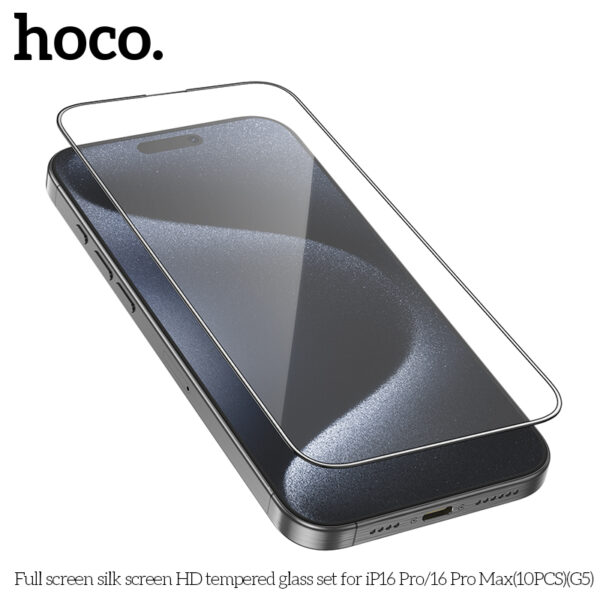 Protections Écran en Verre Trempé HD Full Screen iP16 Pro Max – Image 3