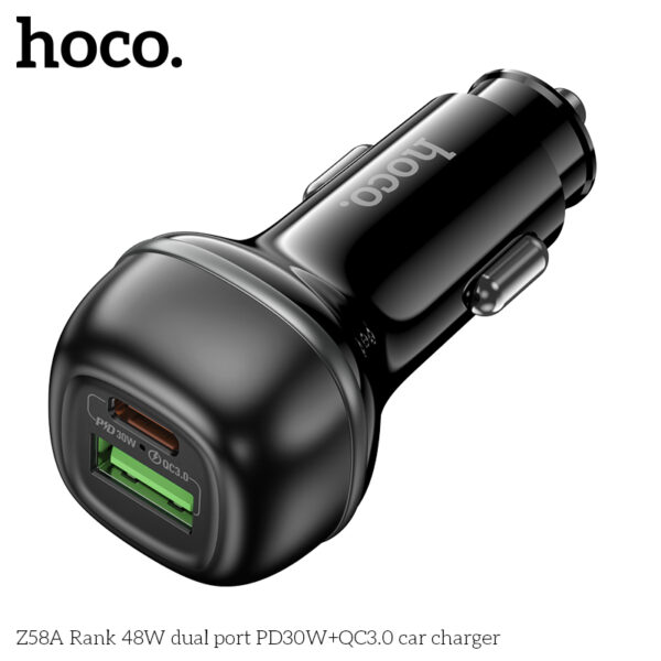 Z58A chargeur 48W double port avec câble C-C – Image 4