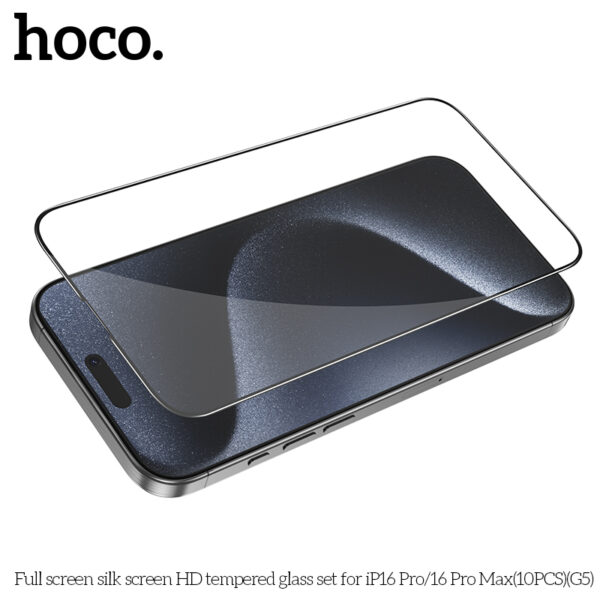 Protections Écran en Verre Trempé HD Full Screen iP16 Pro Max – Image 5
