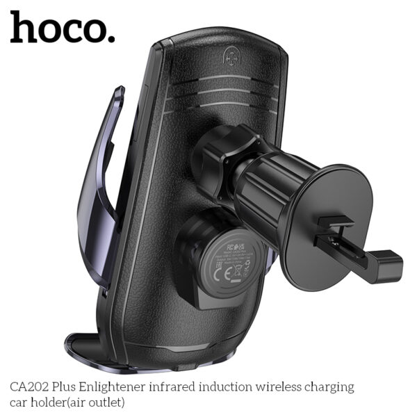 CA202 PLUS Support Voiture à Induction Infrarouge avec Recharge Sans Fil – Image 5
