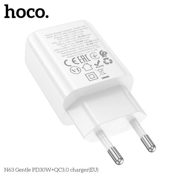 N63 chargeur 30W USB+C Fast charger – Image 3