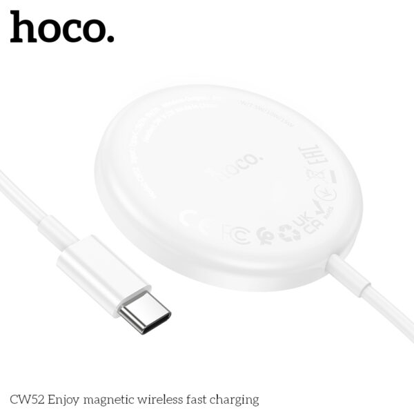 CW52 Chargeur magnétique sans fil 15W Fast charger – Image 3
