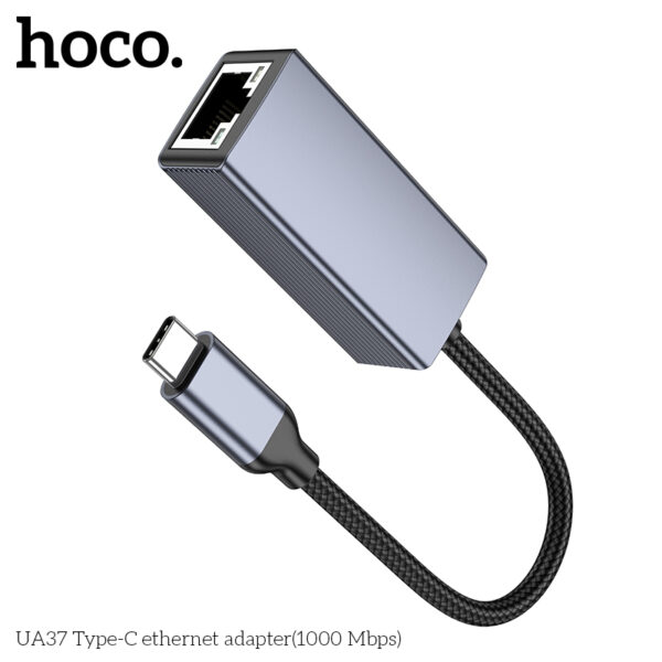UA37 adaptateur Type-C Ethernet 1000 Mbps – Image 4