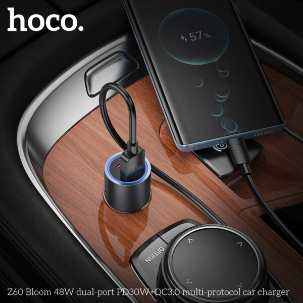 Z60 chargeur Fast charger 48W double port + Câble Type USB-C – Image 7