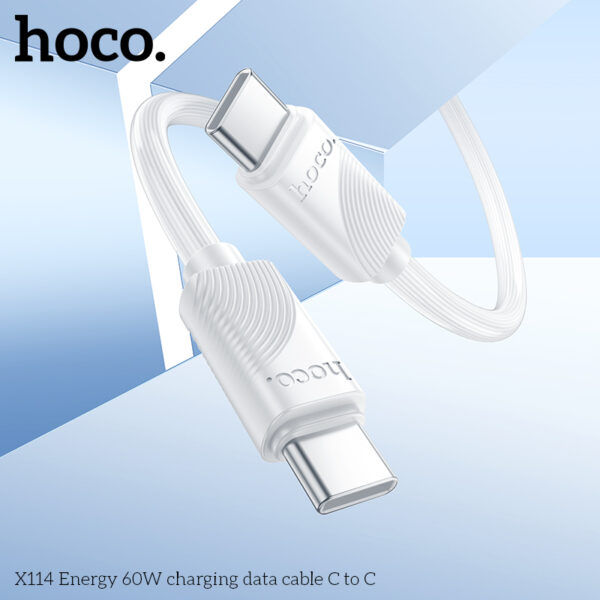 X114 câble de charge 60W et données PD C vers C Longueur 1m – Image 4