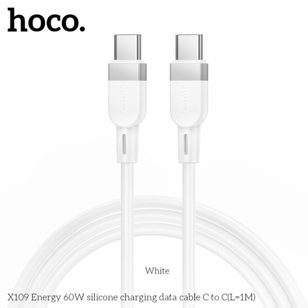 X109 câble en silicone 60W C vers C longueur 1m – Image 5
