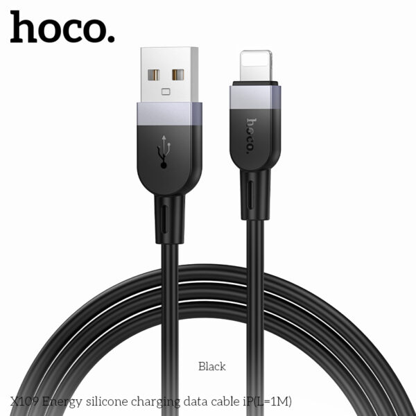 X109 câble en silicone USB vers iP longueur 1m – Image 5