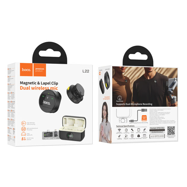 L22 Microphone omnidirectionnel, réduction de bruit ENC – Image 8