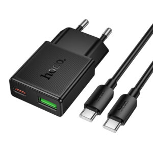 N73 Chargeur FAST plat avec câble C-C 20W