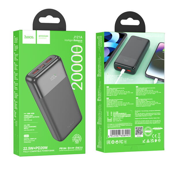 J121A Fast 22.5W+PD20W avec afficheur 20000mAh – Image 4